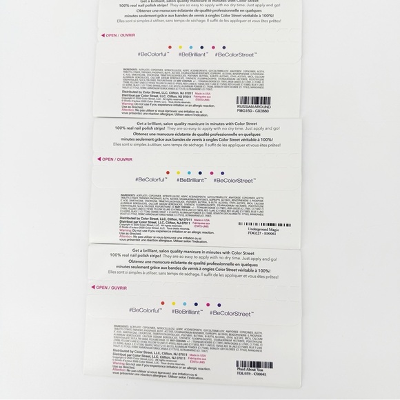 Color Street 6 Piece Bundle of Nail Polish Strips - Picture 6 of 7